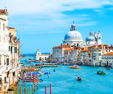 <p>Uitzicht over de stad Venetie&nbsp;</p>