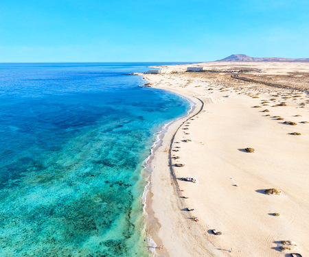 <p>Strand van Corralejo op Fuerteventura</p>