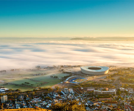 <p>Kaapstad uit de lucht</p>