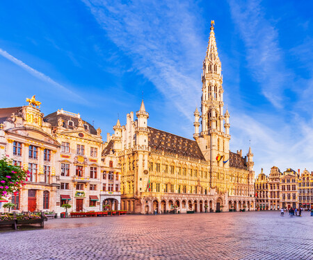 <p>Kerk grote Markt in Brussel</p>
