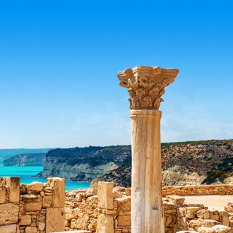 <p>Ruines van het oude Kourion District in Cyprus</p>