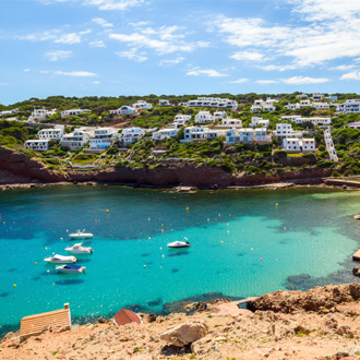 <p>Baai op Menorca</p>