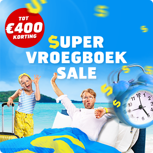 Super Vroegboek Sale bij Prijsvrij Vakanties