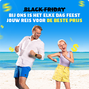 Black Friday bij Prijsvrij Vakanties