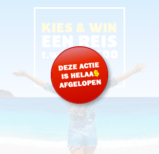 Win een reis t.w.v. € 1500 Win een reis t.w.v. € 1500