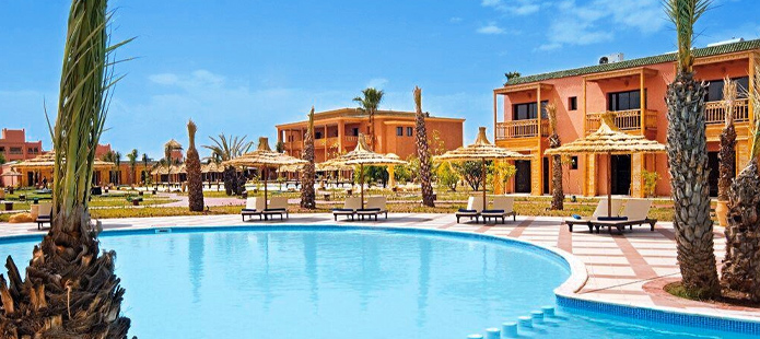 Een heerlijk zwembad in een all in hotel in Marokko