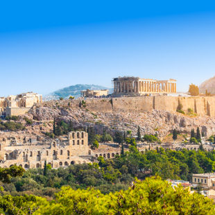 Uitzicht op de historische Akropolis