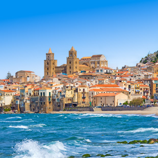 Uitzicht op het prachtige eiland SIcilië