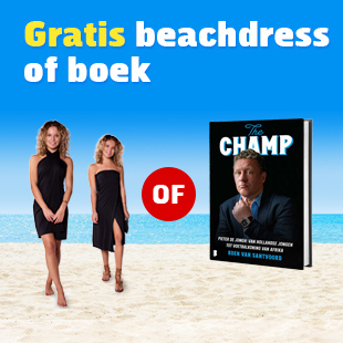 Gratis Beachdress of boek bij alle servicepakketten