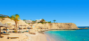 Strand in Egypte