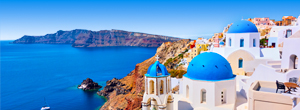 Uitzicht in santorini