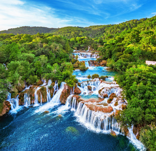 Watervallen in Kroatië