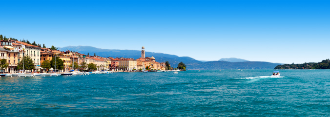 Sfeerbeeld van het Gardameer in Italië