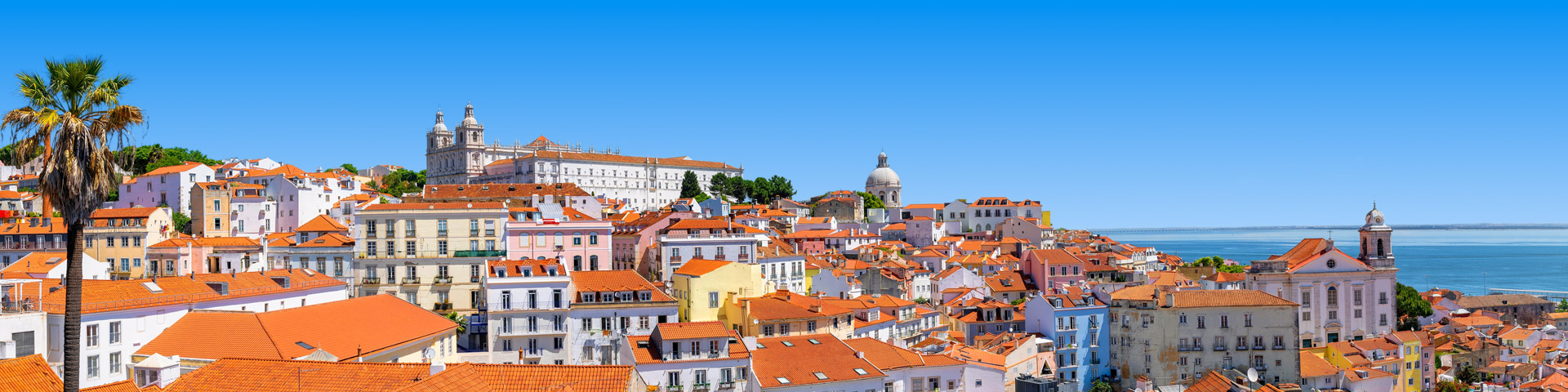 Uitzicht over de stad Lissabon