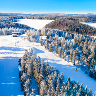 Sneeuwlandschap in Winterberg