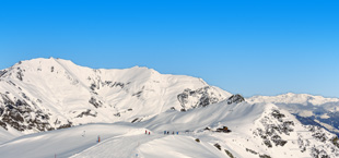 Besneeuwde bergen in Oostenrijk