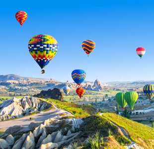 Luchtballonnen in Turkije