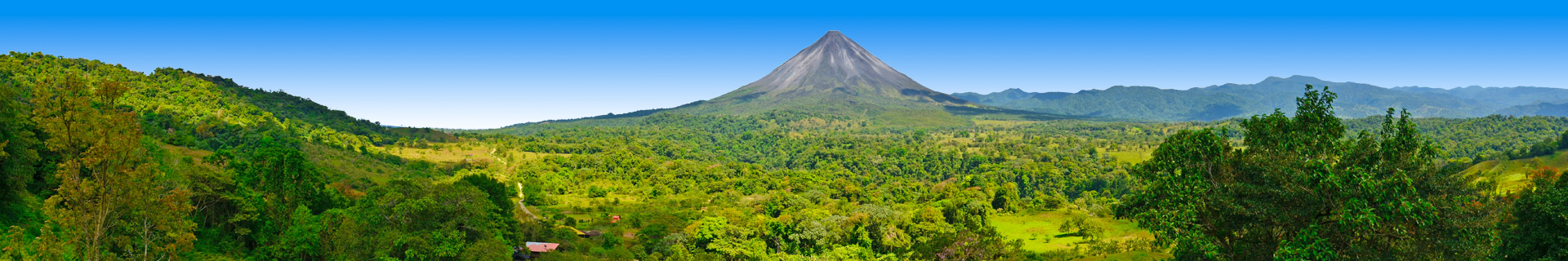 Uitzicht over de vulkaan van Costa Rica