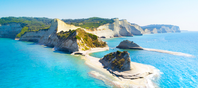 Prachtig uitzicht over Ionisch Eiland