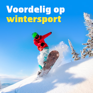 Skiën in de sneeuw